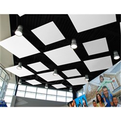 Paintable Altos 48 Cloud with h/ware 1219x1219x38mm 2 panels P250 1110 09