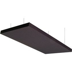 Nimbus cloud with hardware 610x1219x38mm black 2 panels Z840 1225 00