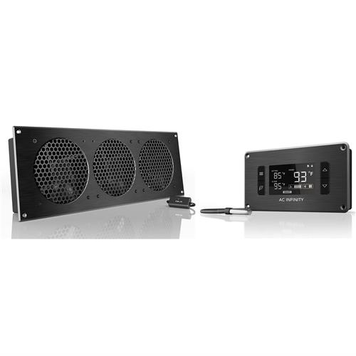 Airplate S9 + Therm Control BL 3 x 120mm fans 4417LMP @21dBA AC Infinity With P/Pack