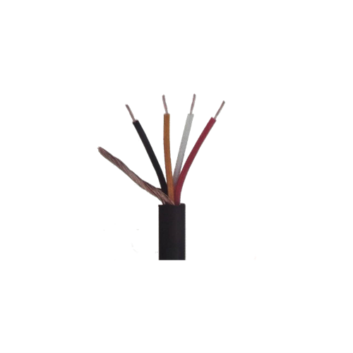 DMXINSCAB DMX Lighting Control Cable 4 Core With Shield 100M Roll Black