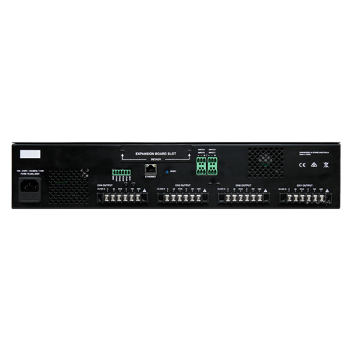 IS4250P Power Amplifier 4 x 250W D-Class 100V/70V/8Ohm 2RU