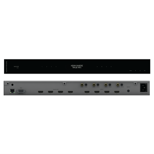 MHUB MAX 4x4 HDMI matrix 18Gbps / 4K60 4:4:4, HDR HDANYWHERE