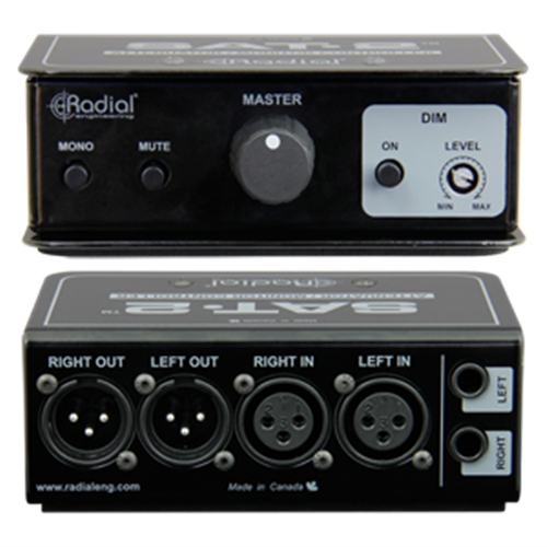 Radial SAT-2 - Passive two-channel balanced stereo attenuator