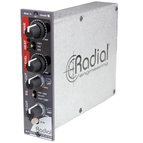 Radial SPACEHEATER 500 - High-Voltage Tube Drive & Saturation Effect with Hi & Lo Cut Filter