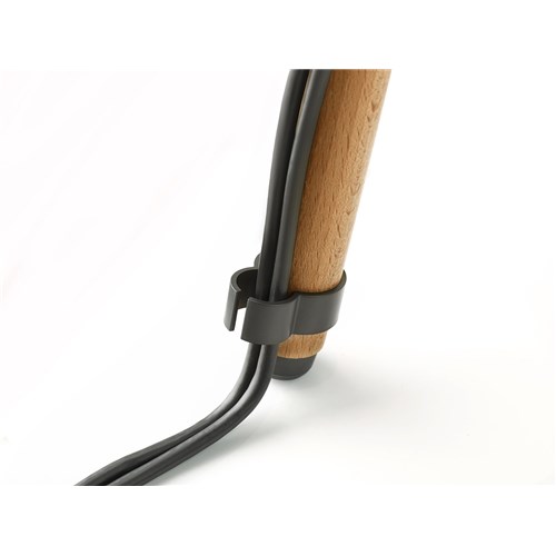 OFA Designer TV Stand Walnut and Gun metal DARK