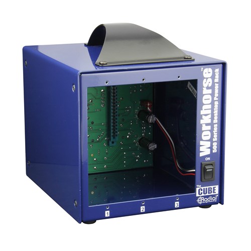 Radial CUBE - 3 slot power-rack, desktop format, 500mA power supply 