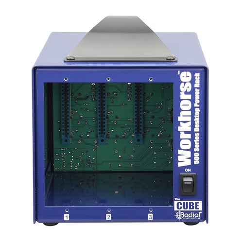 Radial CUBE - 3 slot power-rack, desktop format, 500mA power supply 