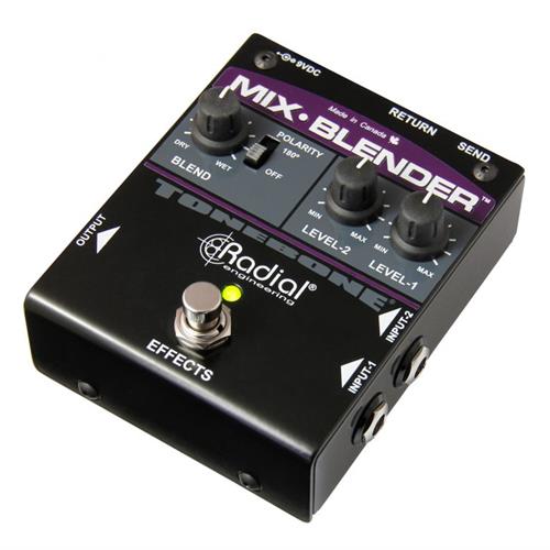 Radial MIX BLENDER - Dual Input Instrument Buffer/Mixer & FX Loop
