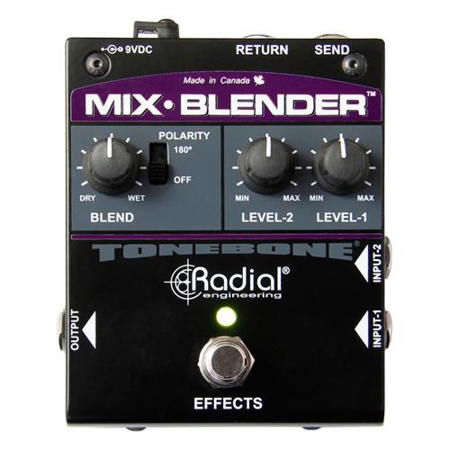 Radial MIX BLENDER - Dual Input Instrument Buffer/Mixer & FX Loop