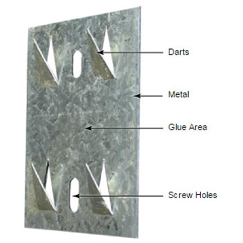 Wall mount for Broadway panels 24 pieces