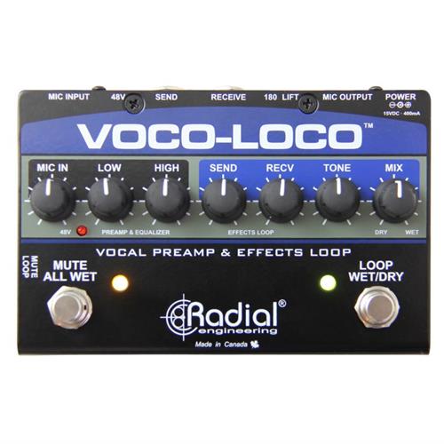 Radial VOCO-LOCO - Effects Switcher for Voice or Instrument 