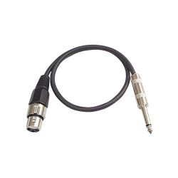 ATC7030 Microphone Lead 3-Pin Female XLR to 6.35mm Mono Jack 9.1M