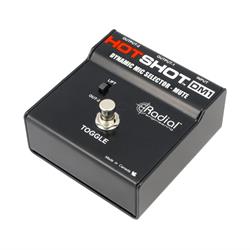 Radial HOTSHOT DM-1 - Mic switcher toggles signal from PA to monitors. For dynamic mics 