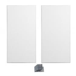 London Bass Trap w/ hardware 610x1219x51mm white 2 panels Z840 1212 09
