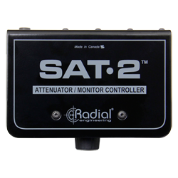 Radial SAT-2 - Passive two-channel balanced stereo attenuator