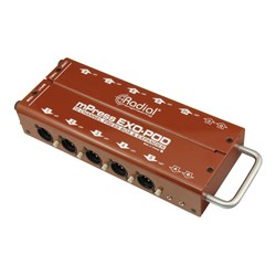 Radial EXO-POD - Press-box expander floorbox with 10 XLR and 4 3.5mm outputs 
