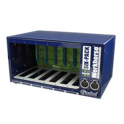 Radial SIXPACK - 6 slot power-rack, desktop format,1600mA power supply