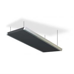 Stratus studio cloud w/ h/ware 610x1219x51mm black 1 panel Z840 1200 00