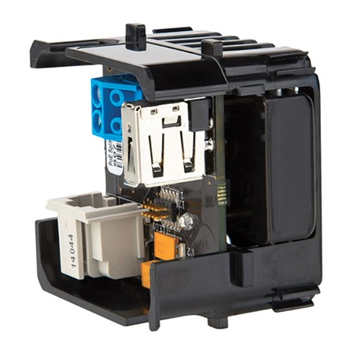 SM-MINI 4 Silver with Splitter Bezel Mini 4 + Splitter Surface Mount iPort