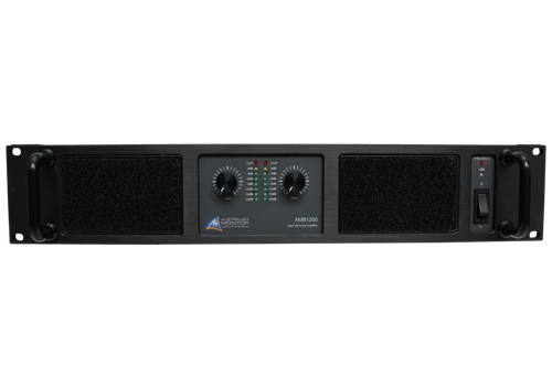 Pwr Amp Class Ab 2X600w@4E 2Ru AMB1200 Australian Monitor