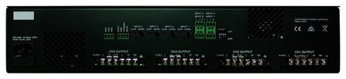 4 x 120 watt Power Amplifier with DSP and RS232 HS4120P Australian Monitor