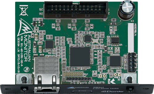 Is Series 4 X 4 Dante Card DM4X4 Australian Monitor